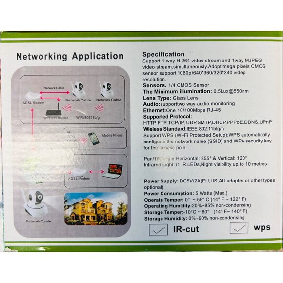 Intelligent HD WIFI IP Network Camera With IR-Cut & Audio - Picture 3 of 4